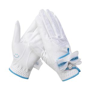 [파리게이츠] (521F2GV001)여성 메쉬 스마일 리본 논슬립 양손 장갑 521F2GV001