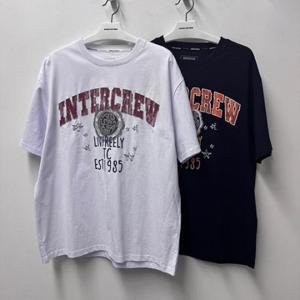 인터크루 HC10 유니)아치형레터반팔티셔츠 ITA2TR35A