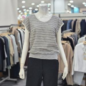 레노마레이디 sh06 메틀릭 스트라이프 니트 R2H22KPO100