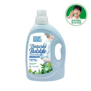 슈가버블 내추럴버블 액체 세탁세제 용기 3L