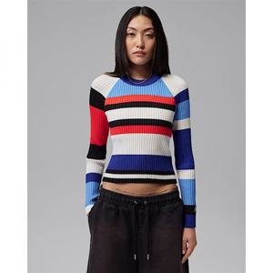 나이키 조던 플라이트 여성 긴팔 스트라이프 스웨터 - 유니버시티 블루세일 II7143-412 400744