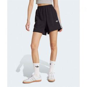 아디다스 3-스트라이프 숏 팬츠 프렌치 테리 - 블랙 화이트 JW5109 407238