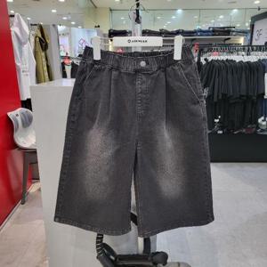 에어워크주니어 sh06 7부 스판데님 원턱 버뮤다팬츠 R262B3131A