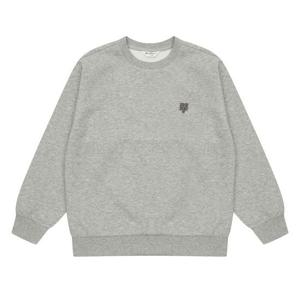 [에꼴리에]MARIO남아 심플 로고 와펜 맨투맨 티셔츠 24A0401_GY