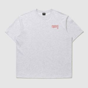 M 엄브로반팔티 NQK UQ221CRS55-WMG 비치클럽 후면 그래픽 반팔 티셔츠 / WHITE MELANGE