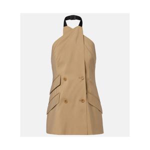 막스마라 Nuraghe 홀터넥 울 실크 베스트 P01158196