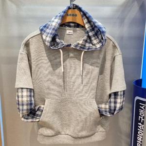 에스핏 HC22 공용)체크래이어드후드티 sja101ukht17