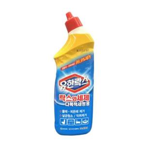 소모품 유한락스 락스와세제 다목적세정용 물때 찌든때 제거 청소 악취제거 755mL