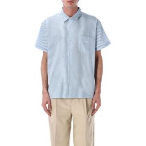 오베이 반팔 셔츠 181210453 SKY Blu