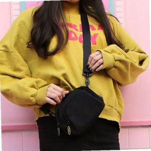 핑크풋 슬릭 라운드백 크로스백 힙색