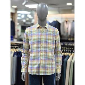 런던포그 세이브존04 기본 에리 세미일자 캐쥬얼 머스타드셔츠 HQSVA-703K4[18]