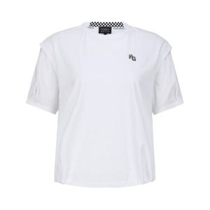 파리게이츠골프반팔티 NQC 521D2TR708_WH 여성 로고 스트링 퍼프 반팔 티셔츠