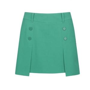 파리게이츠골프스커트 NQC 521D2PC604_GN 여성 언밸런스 플리츠 큐롯 스커트