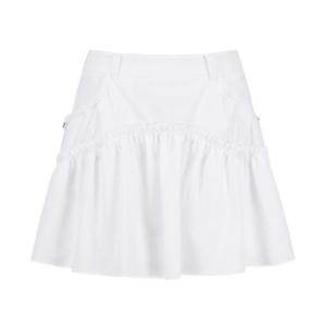 파리게이츠골프스커트 NQC 521E2PC481_WH 여성 시어서커 스트링 프릴 큐롯 스커트