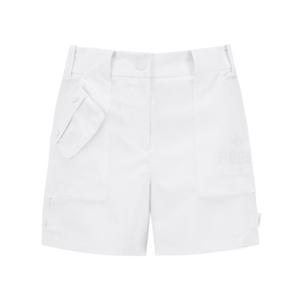 M 파리게이츠골프반바지 NQC 521E2PS505_WH 여성 사이드 밴딩 버튼 탭 쇼츠