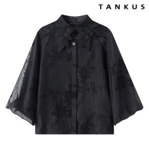 [탱커스]빅 레이스 카라 벌룬 긴팔 블라우스 (TY1BL013L0)