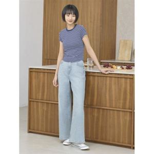 탑텐 TOPTEN 여성 세미와이드 데님_MSG5DP2906 MSG5DP2906 405516