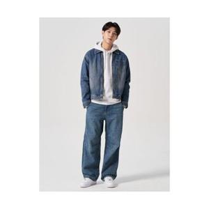 에잇세컨즈 8SECONDS 와이드핏 패러슈트 데님 팬츠 블루 (264121GPLP) 264121GPLP 405771