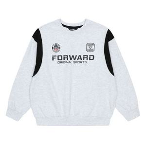 [에꼴리에]남아 블록코어 배색 맨투맨 티셔츠 24A3707_GY