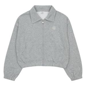 [에꼴리에][에꼴리에] 여아 밴딩 카라 집업 점퍼 24A0753_GY