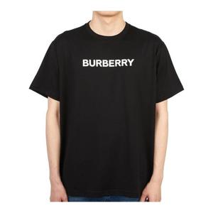 라프리마 버버리 로고 프린트 코튼 오버사이즈 티셔츠 8055307