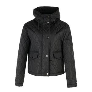 26SS 버버리 펨브룩 크롭 퀼팅 후드 재킷 PEMBROKE 8110329 (BLACK)