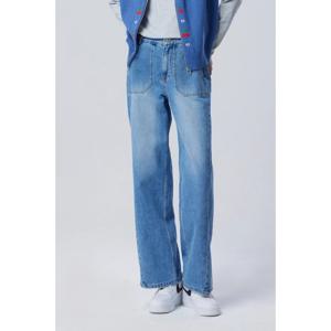 [베네통]사선 절개 와이드 데님 팬츠BADP13611