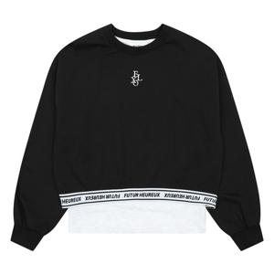 에꼴리에 여아 나시 세트 레터링 밴드 티셔츠 24A0757_BK