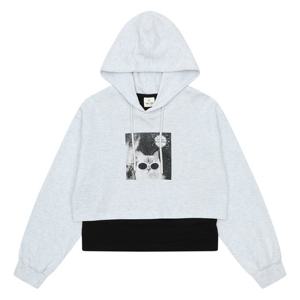 에꼴리에 여아 나시 세트 캣프린트 후드 티셔츠 24OT757_GY