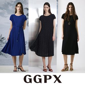 GGPX 26SS 벨티드 플리츠 원피스 3종