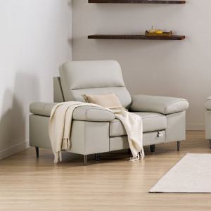 디바인 1인용 이태리 천연통가죽 소파