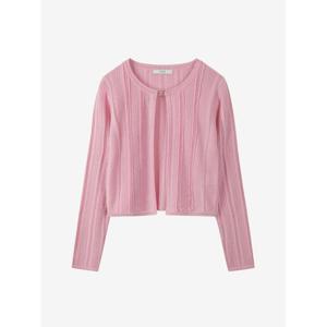 [쥬크]스카시 러플 넥 가디건 Z262KSL007