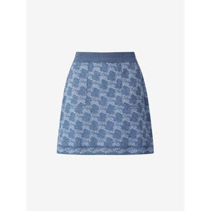 [쥬크]로고 디테일 자카드 미니 스커트 Z262KSD012