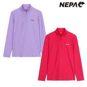 네파 7L45417 여성 시어서커 긴팔 집업 티셔츠