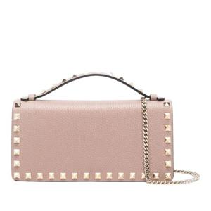 발렌티노 락스터드 피라미드 체인 지갑 8W0P0AK2VSH P45