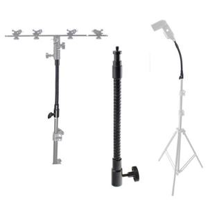라이트 플래시 조명 연장 플랙시블 암 스피곳 나사 브라켓 거치대 스탠드