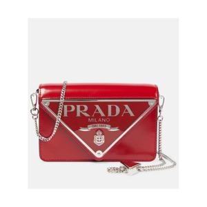 프라다 스몰 로고 레더 크로스백 P00696092