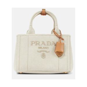 프라다 Giardiniera 미디엄 캔버스 토트 백  P00881731