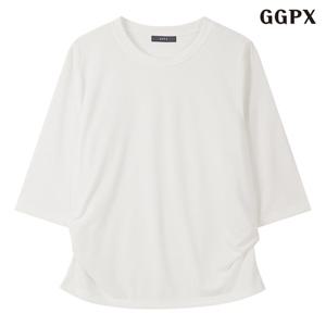 GGPX 데일리 무지 사이드 셔링 반팔 티셔츠 (GQBLW007D)