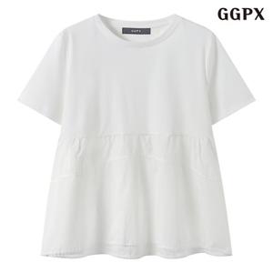 [GGPX]데일리 베이직 오버핏 반팔 티셔츠 (GQBLW014D)