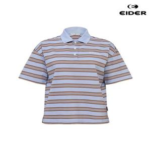 아이더 (DWM26244_B2) 여성 CIEL (씨엘) 스트라이프 반팔 폴로 티셔츠