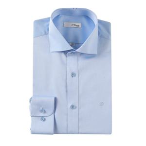 [듀퐁셔츠] 24년 FW 신상 슬림핏 면100 트윌 솔리드 긴팔셔츠 -SE4FM21LS303SBU(블루) SE4FM21LS303