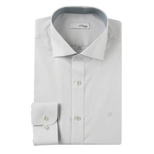 [듀퐁셔츠] 25년 SS 신상 슬림핏 카라배색 스트레치 긴팔셔츠 -SE5SM21LS318SGY(그레이) SE5SM21LS318