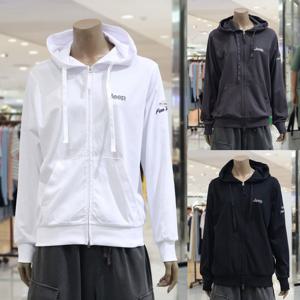 [지프] 지프 프리 스피릿 서핑로고 후드집업 (JQ3TZU099) 남 여 공용 기본핏 가디건 짚업 옷 JQ3TZU099