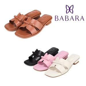[바바라] 양가죽 리본 여성 플랫 샌들 2cm 4종 택1 BBH361 BBH361