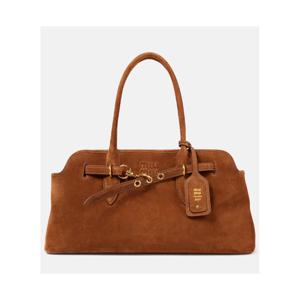 미우미우 Aventure 스웨이드 숄더 백 P01042334