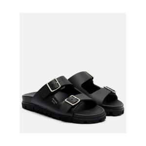 프라다 로고 샌들 P01174510