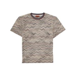 미소니 반팔 티셔츠 US26SL06 BR014NS01JZ BEIGE