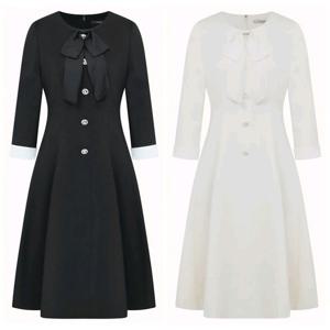 [케네스레이디] (E537) 에튀드 리본 원피스 (EMWOPQD020) EMWOPQD300