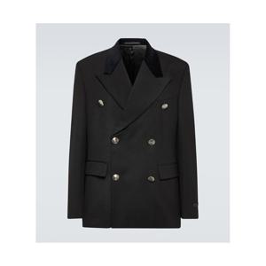 프라다 더블 브레스티드 버진 울 수트 재킷 P00877882